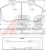 MERCE 0024206220 Brake Pad Set, disc brake